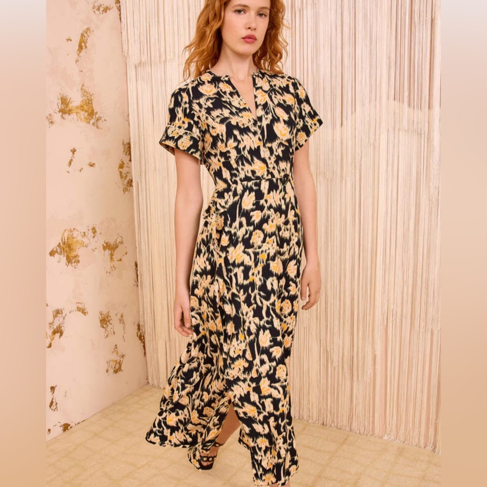ULLA JOHNSON Nadya midi dress Sz 0